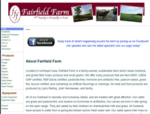 Tablet Screenshot of fairfieldfarm.org